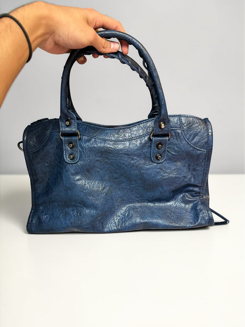 Sac City bleu foncé tendance – Style urbain chic