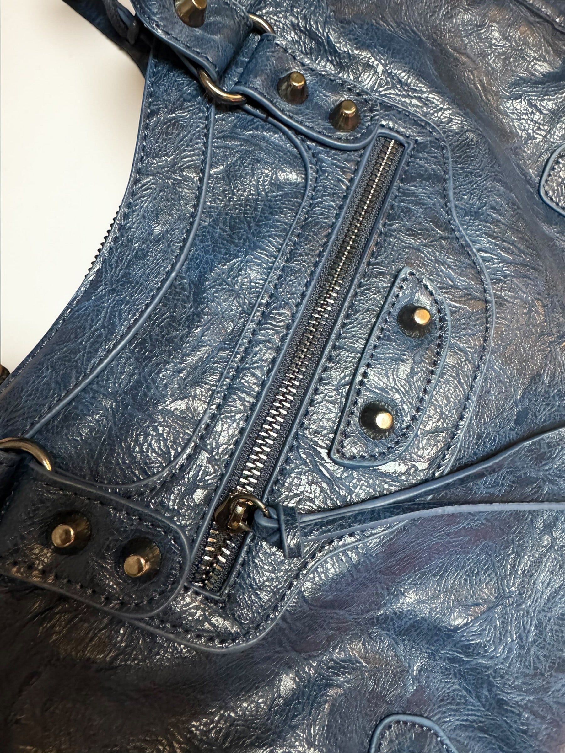 Sac City bleu foncé tendance – Style urbain chic