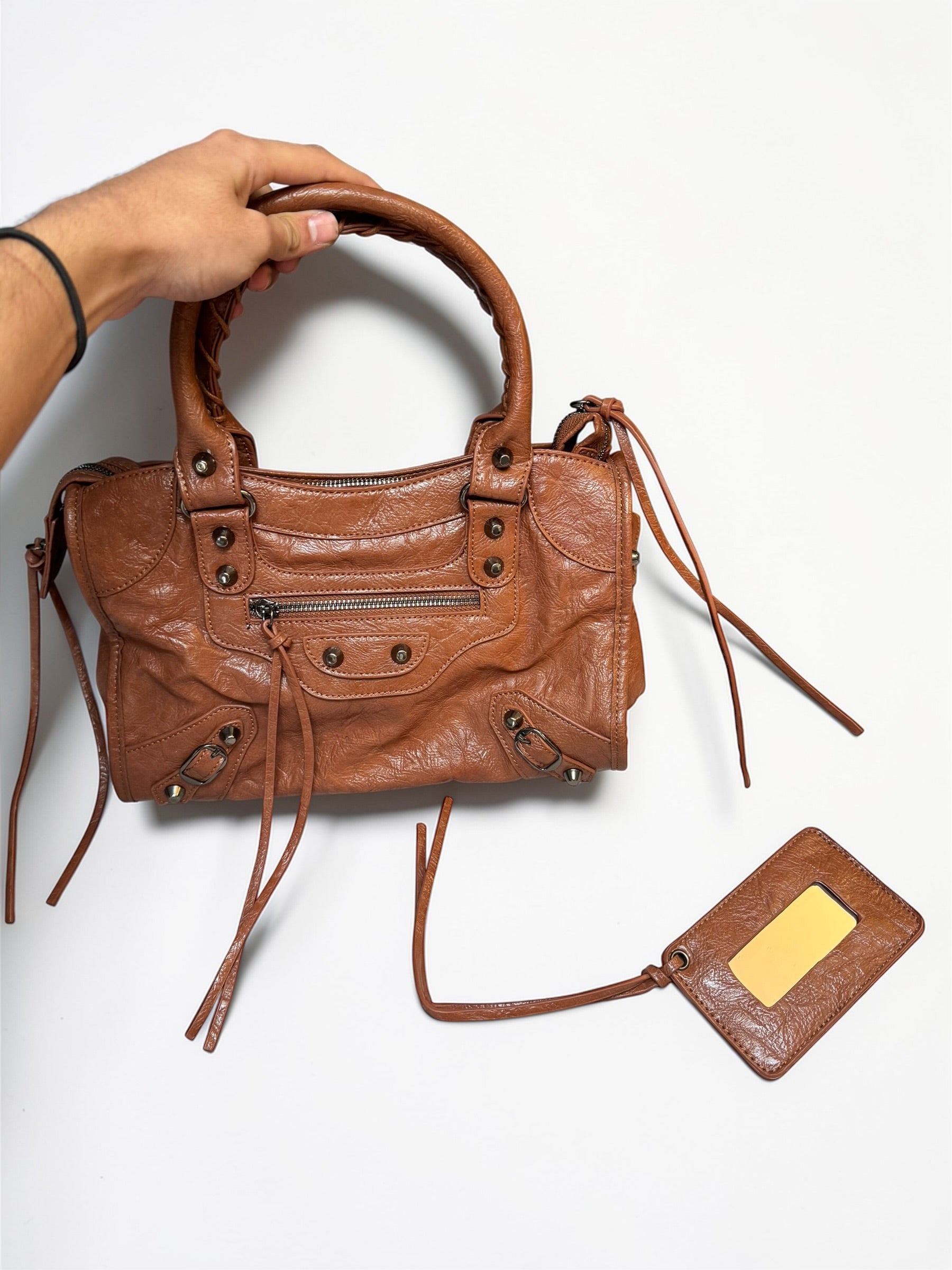Sac City marron tendance – Style urbain chic