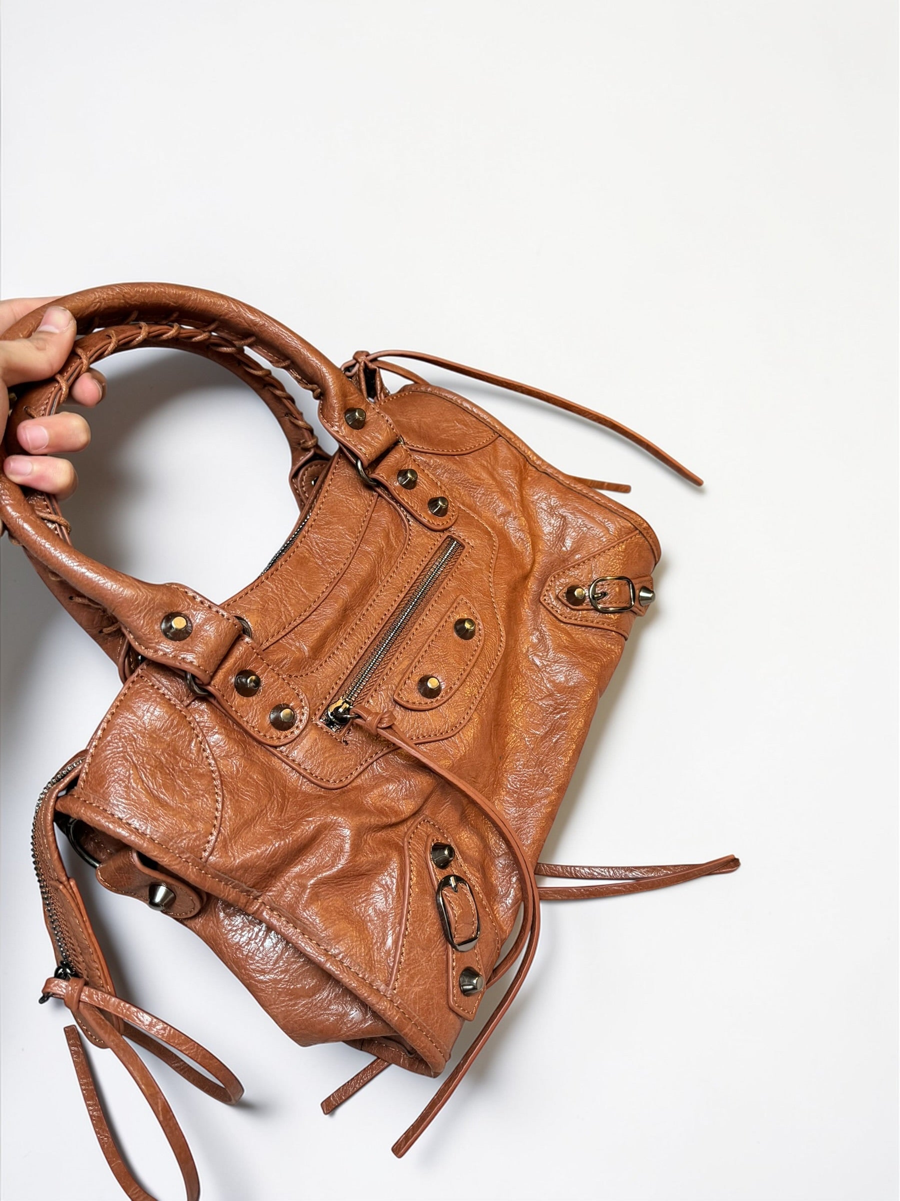 Sac City marron tendance – Style urbain chic