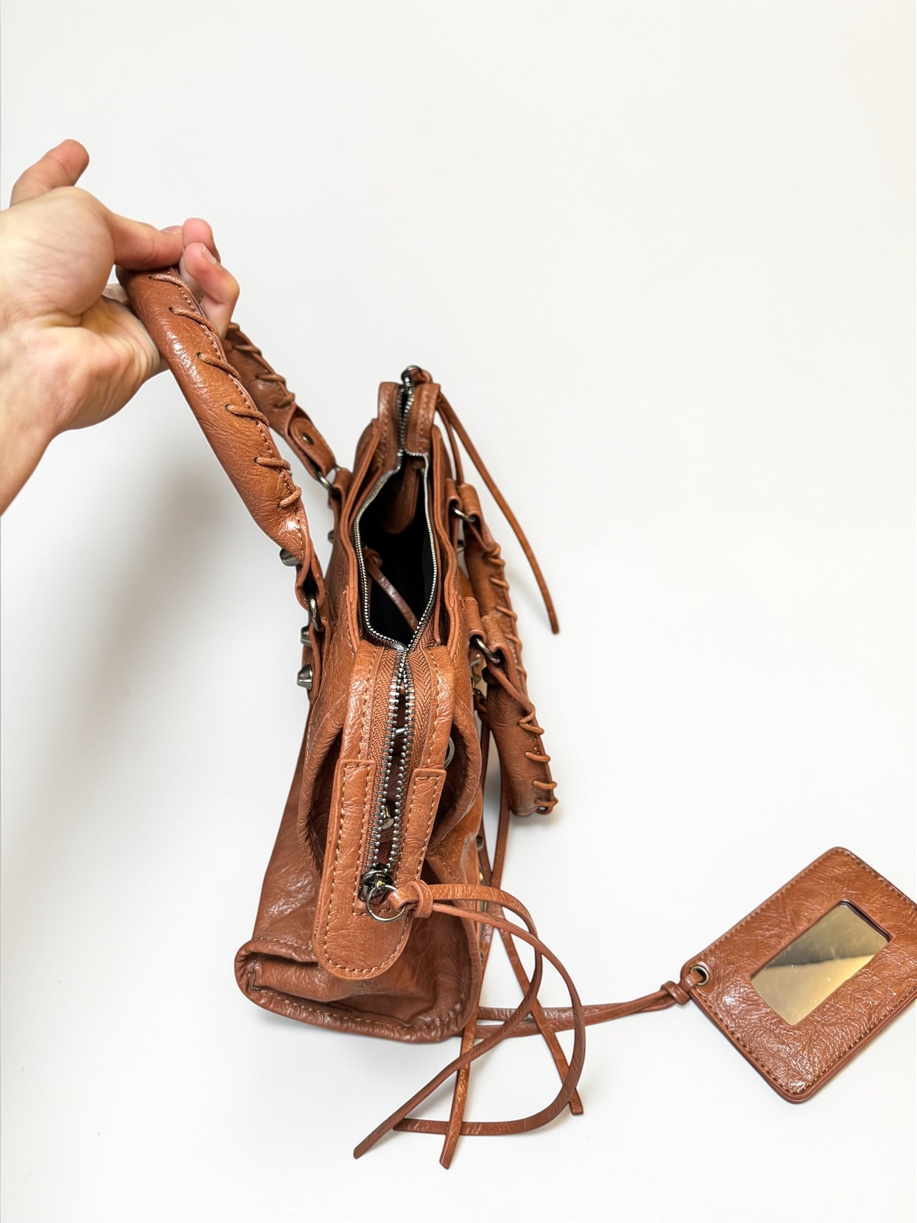 Sac City marron tendance – Style urbain chic