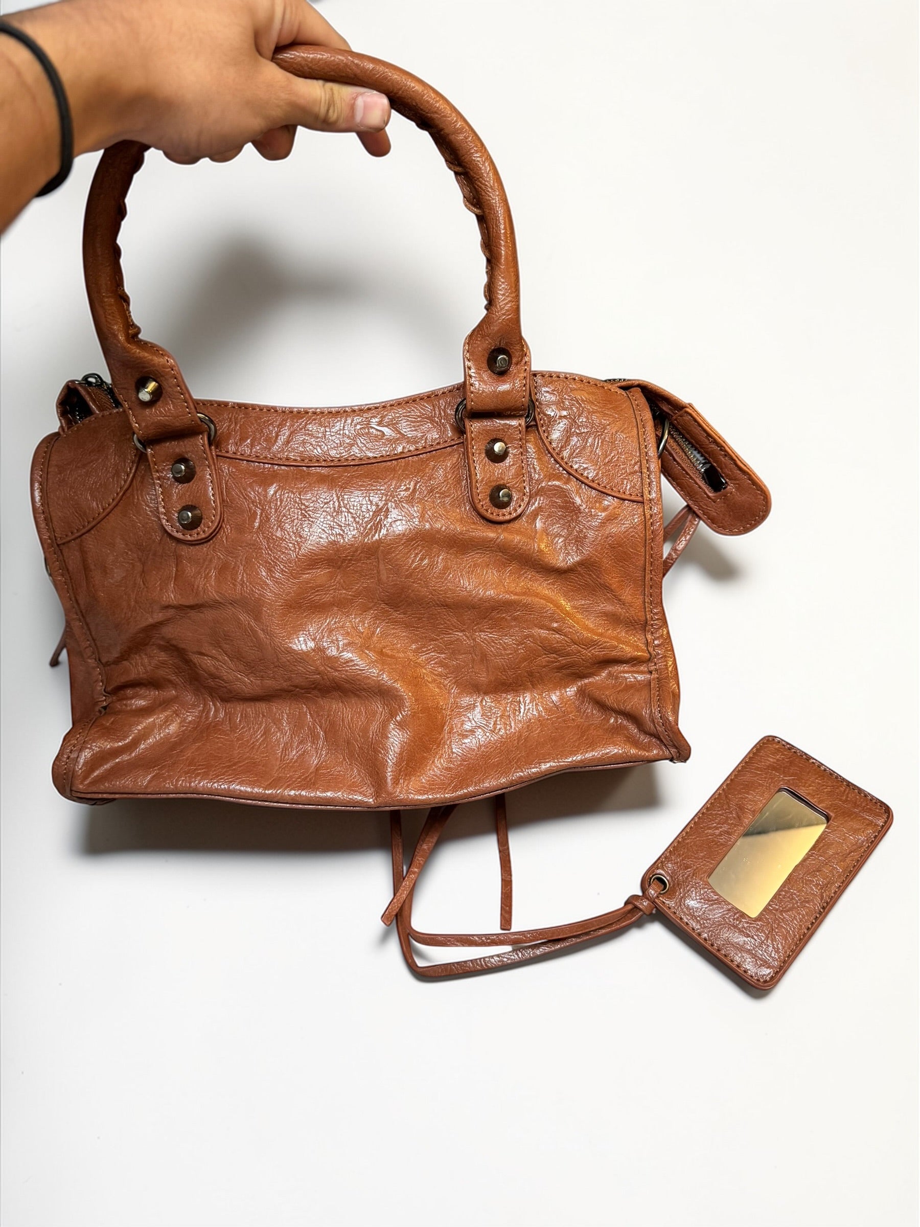 Sac City marron tendance – Style urbain chic