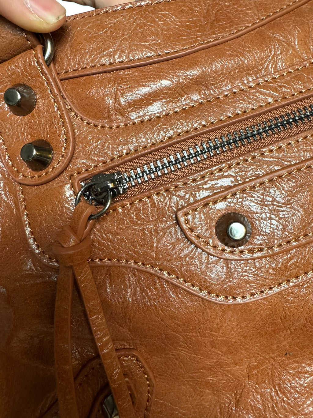 Sac City marron tendance – Style urbain chic