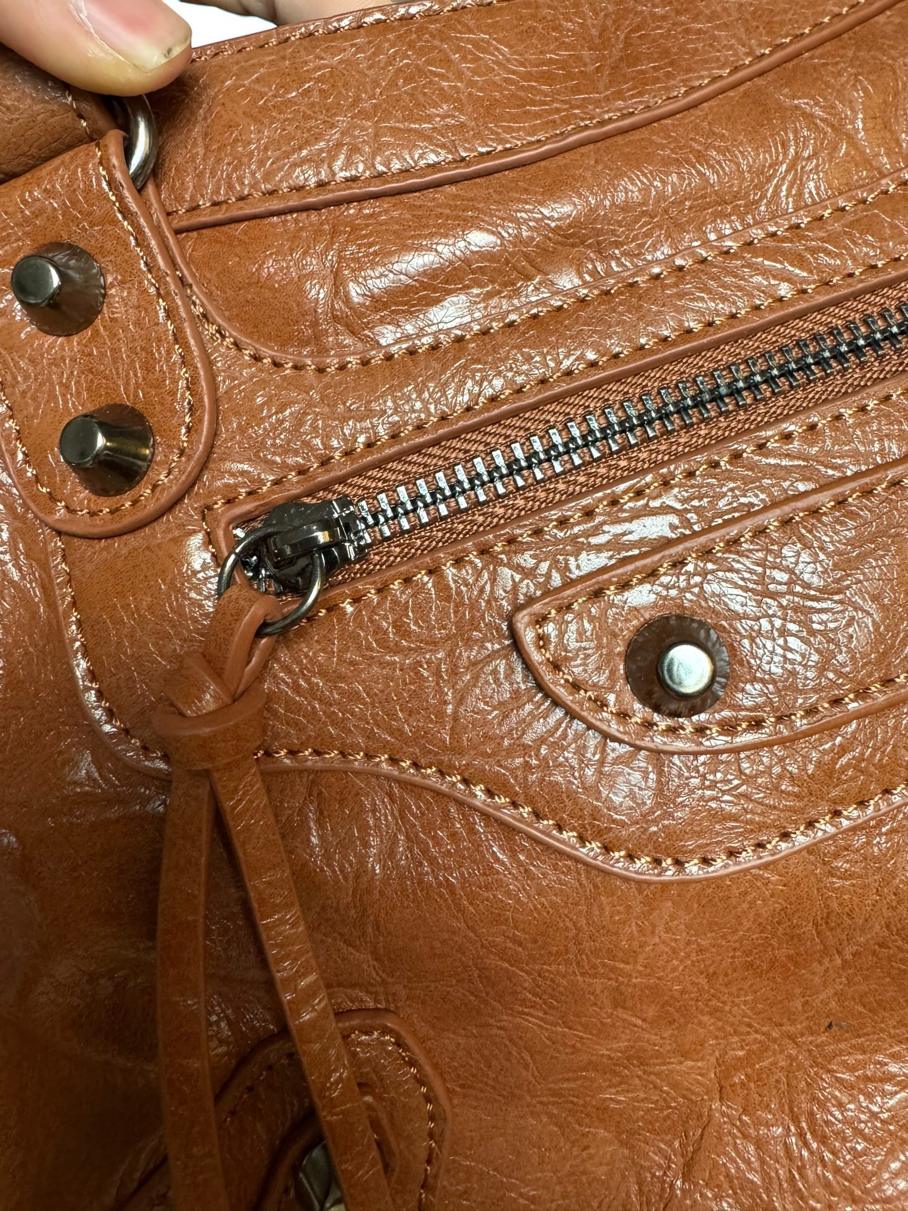 Sac City marron tendance – Style urbain chic