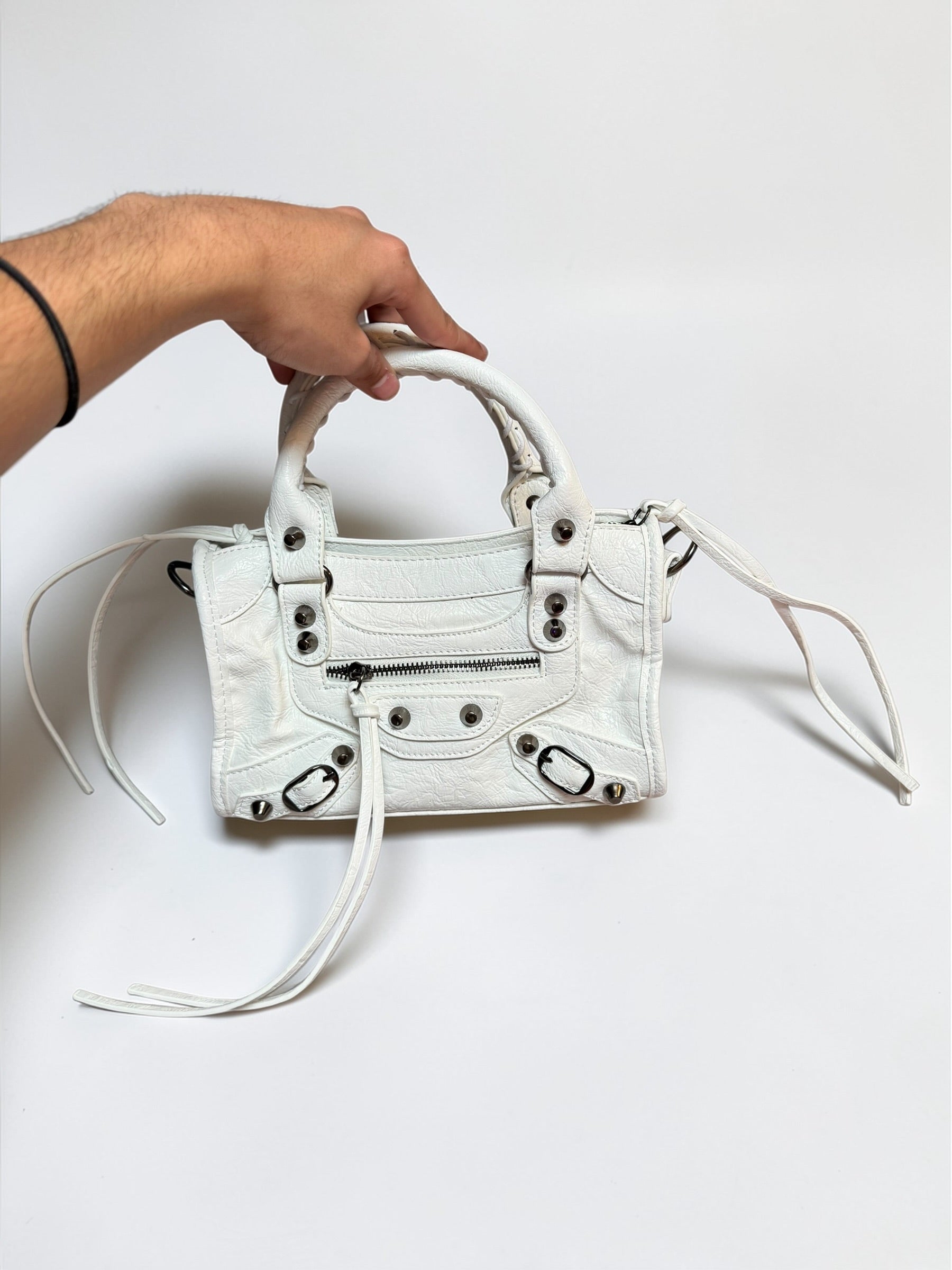 Sac City blanc tendance – Style urbain chic