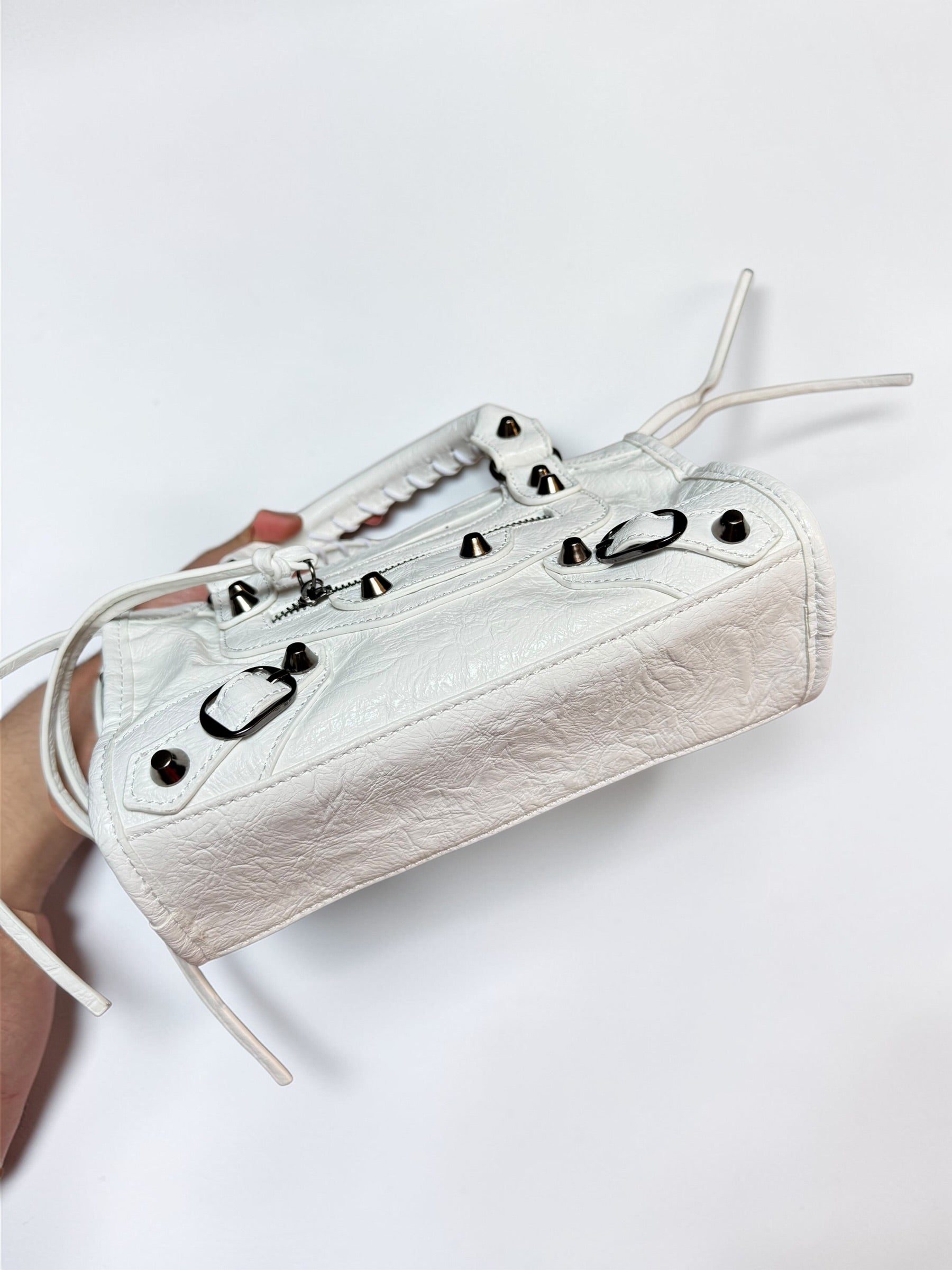 Sac City blanc tendance – Style urbain chic