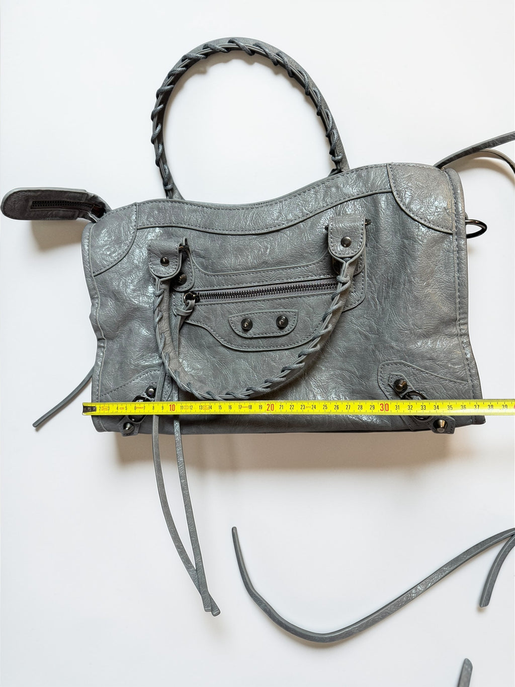 Sac City gris argenté tendance – Style urbain chic