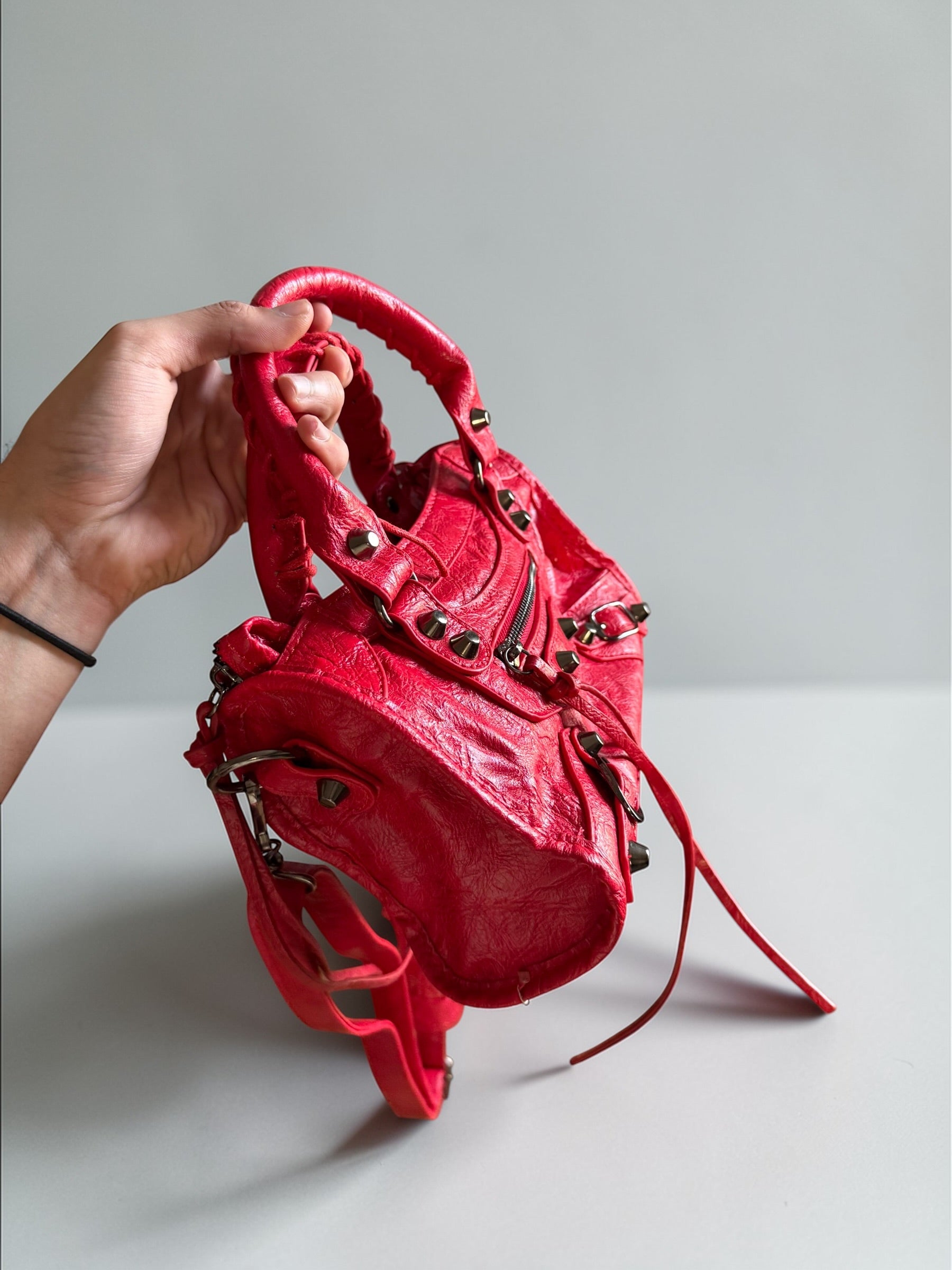 Sac City rouge – mini bag tendance – style luxe