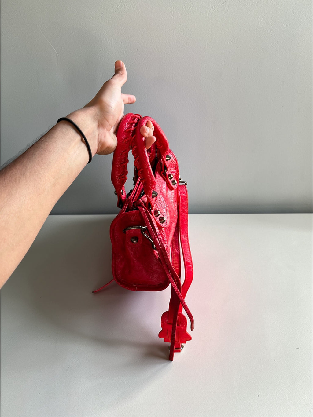 Sac City rouge – mini bag tendance – style luxe