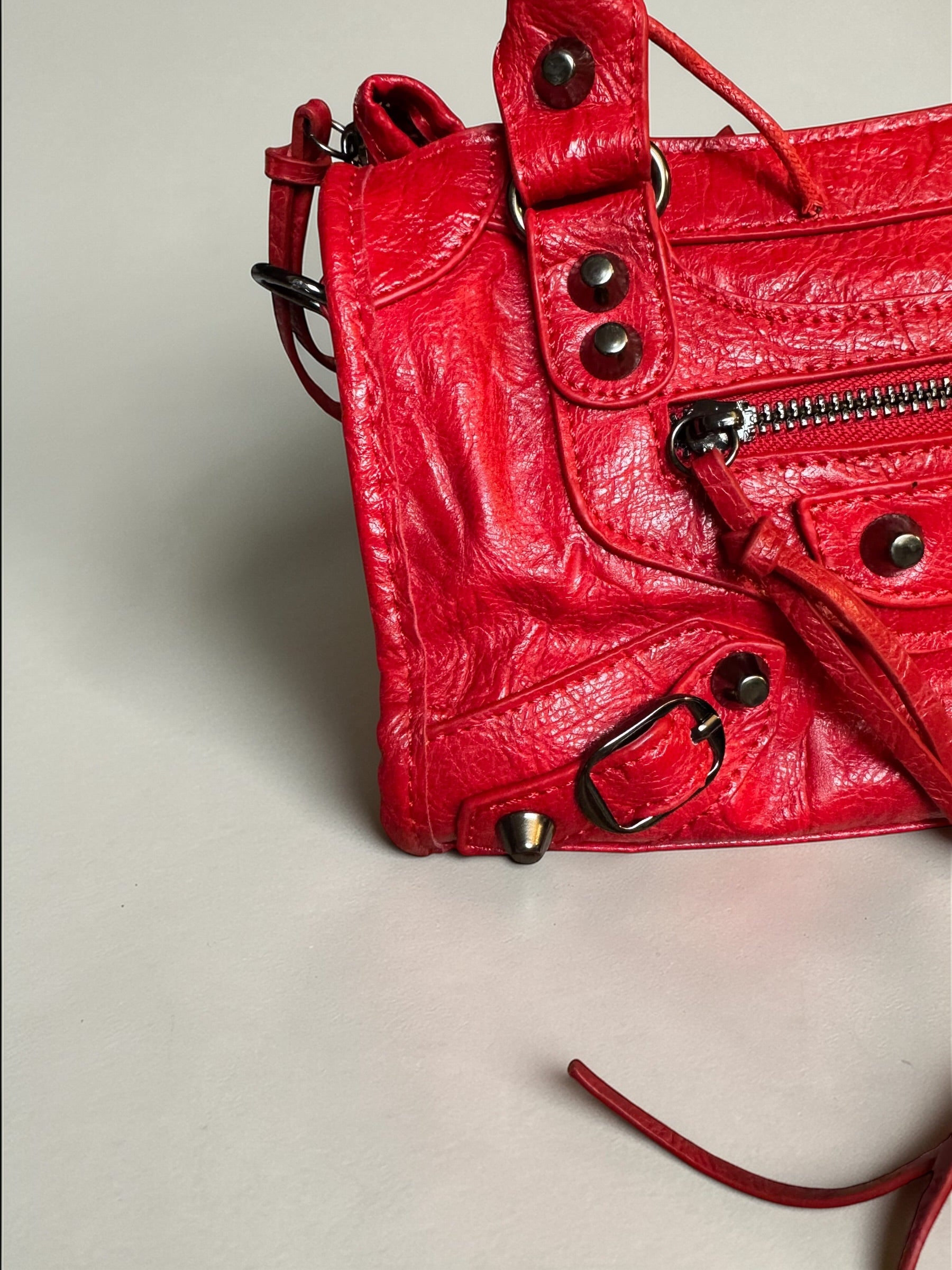 Sac City rouge – mini bag tendance – style luxe