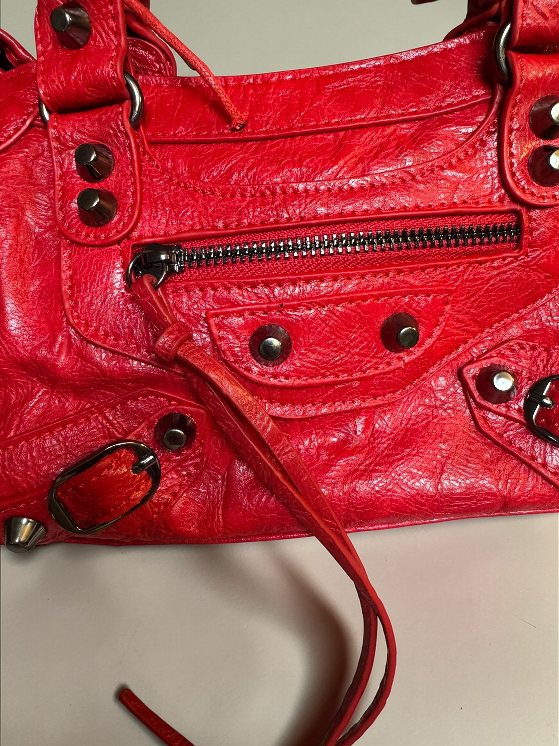Sac City rouge – mini bag tendance – style luxe