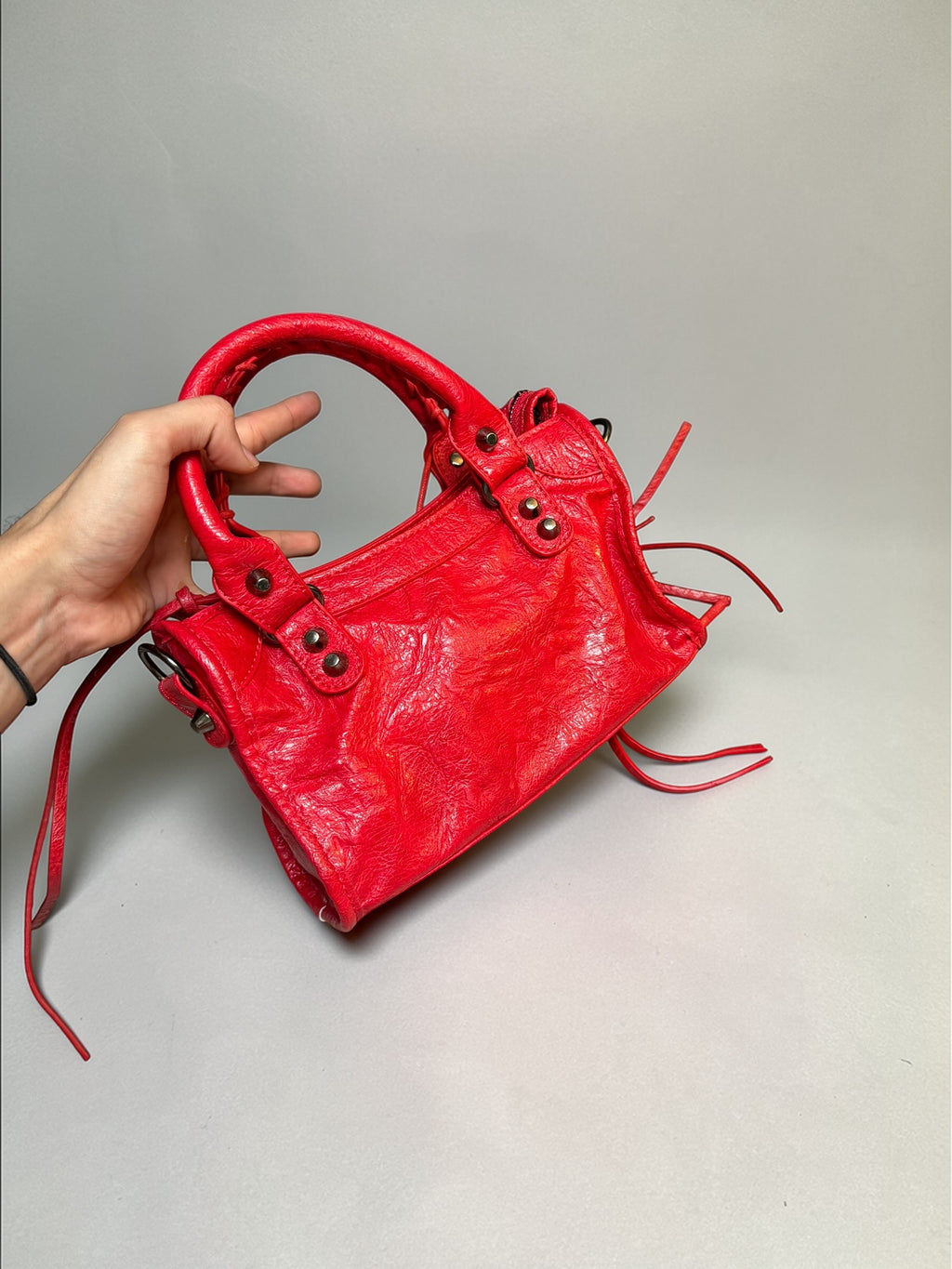 Sac City rouge – mini bag tendance – style luxe