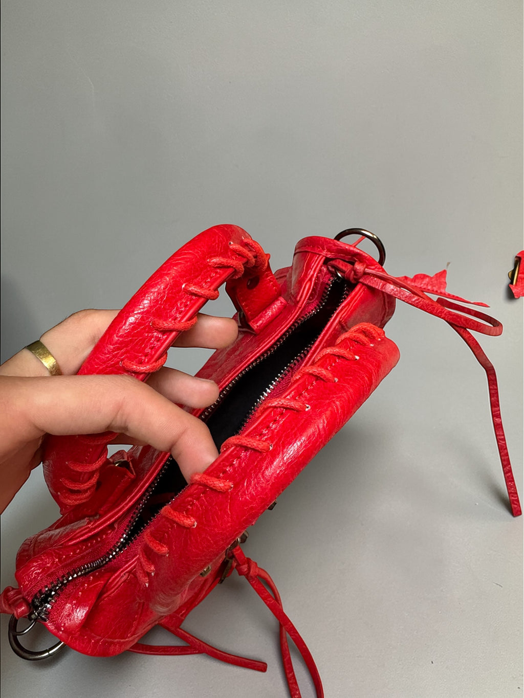 Sac City rouge – mini bag tendance – style luxe