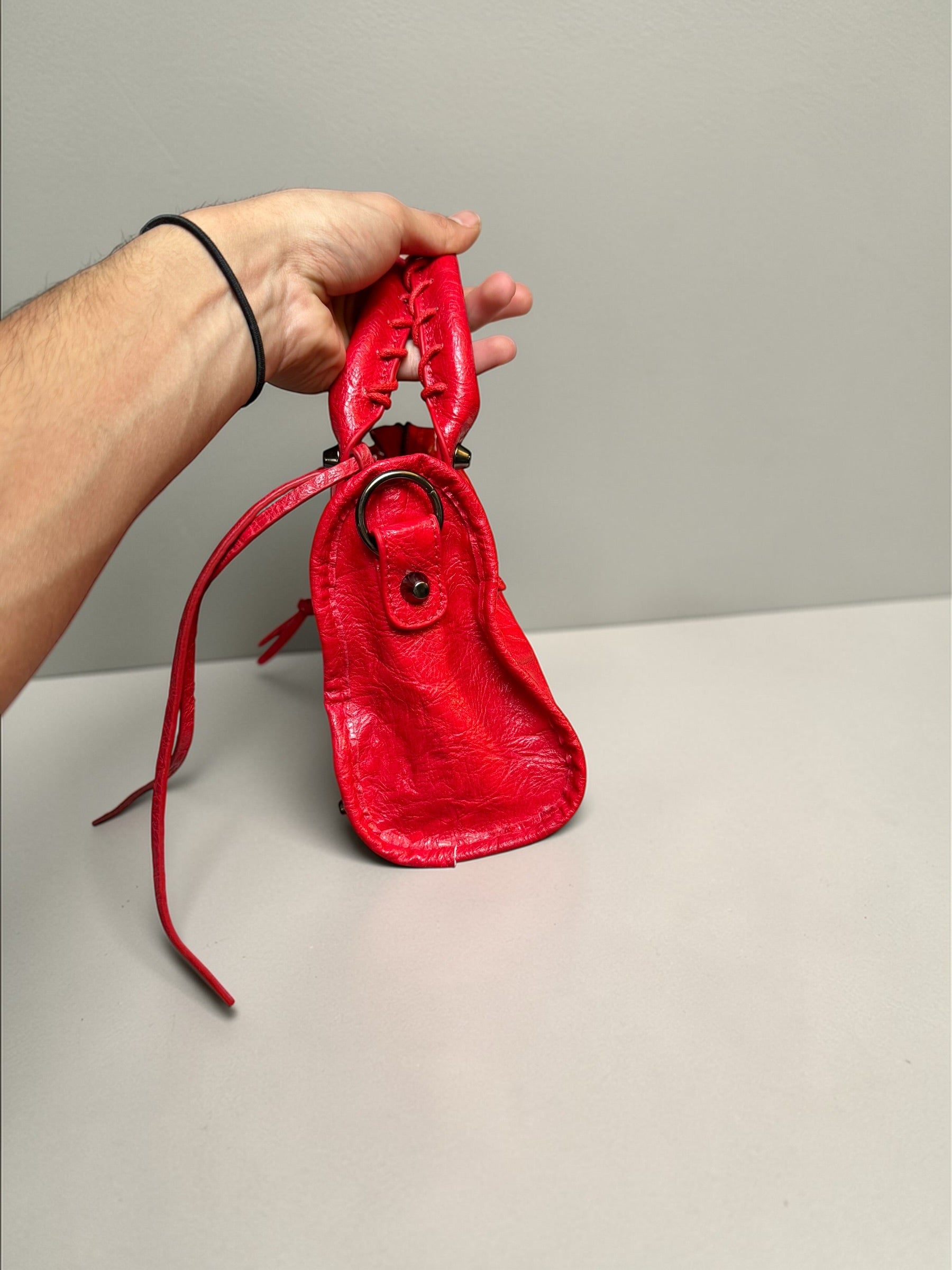 Sac City rouge – mini bag tendance – style luxe