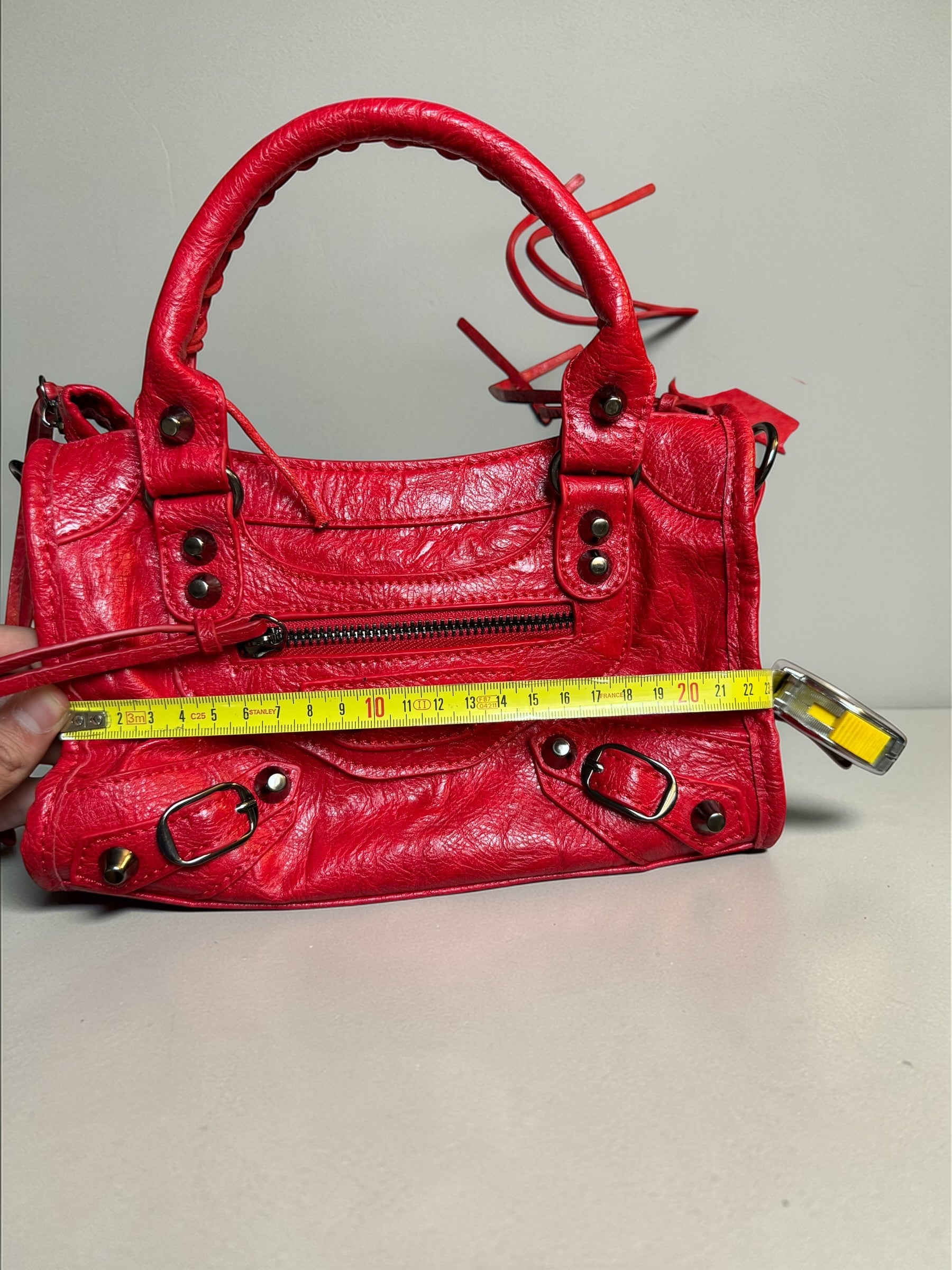 Sac City rouge – mini bag tendance – style luxe